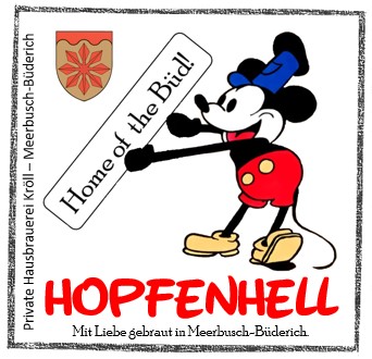 Bauchetikett Hopfenhell Bieretikett