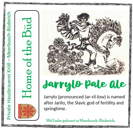 Bauchetikett Jarrylo Pale Ale Bieretikett