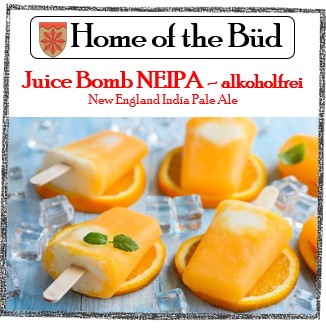 Bauchetikett Juice Bomb NEIPA Bieretikett