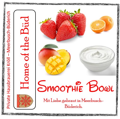 Bauchetikett Smoothie Bowl Bieretikett